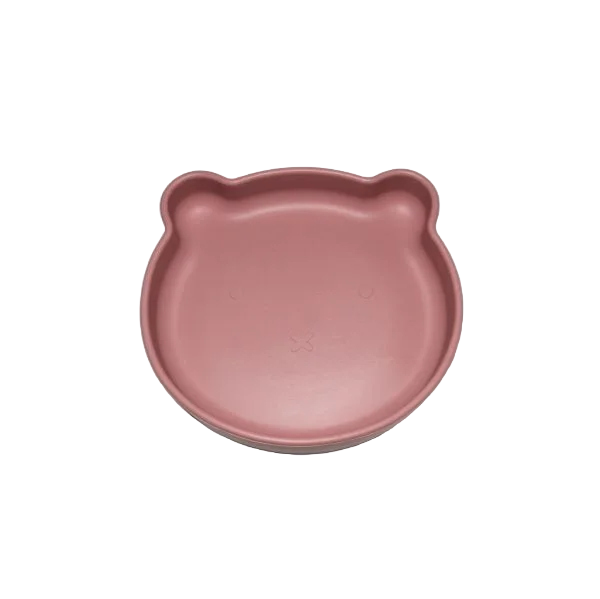 LIZY KIDS® Silikonteller-Dusty Rose