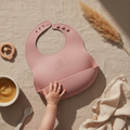 LIZY KIDS® Silikonlätzchen – Dusty Rose